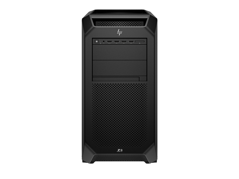 HP Z8 G5 Workstation (E41W4PT): Intel® Xeon® Gold 6548Y+, 128 GB DDR5 ECC, 4 TB SSD + 4 TB HDD, NVIDIA RTX™ 6000 Ada (48 GB GDDR6), Windows 11 Pro.